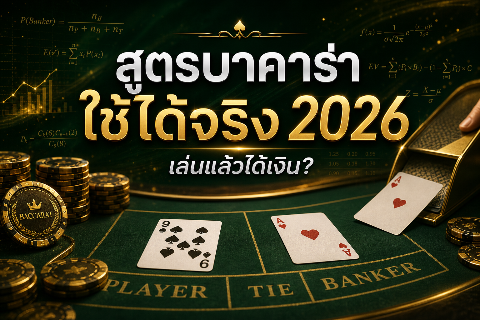 สูตรบาคาร่า ใช้ได้จริง 2026 เล่นแล้วได้เงิน?